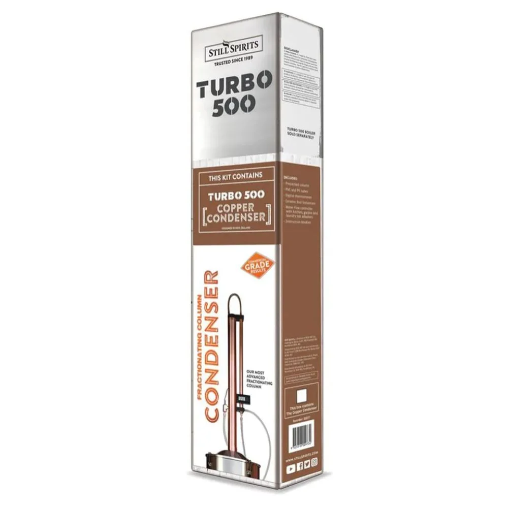 Turbo 500 Copper Condenser box packaging